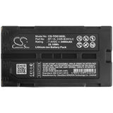 Battery for Topcon GP-SX1 BT-1A, CGR-B/201LC 7.4V Li-ion 3400mAh / 25.16Wh