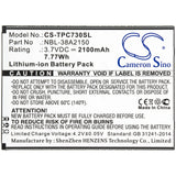 Battery for TP-Link Neffos C7 Lite  NBL-38A2150 3.7V Li-ion 2100mAh / 7.77Wh
