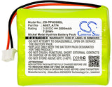 Battery for TPI 714 160AAH3BML, A007, A774 3.6V Ni-MH 2000mAh / 7.20Wh