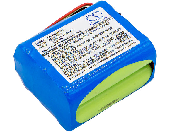 Battery for Tivoli PAL BT MA-4, PP-2 7.2V Ni-MH 2000mAh / 14.40Wh