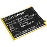Battery for TP-Link TP903A  NBL-35A3000 3.85V Li-Polymer 2800mAh / 10.78Wh