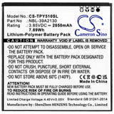 Battery for TP-Link Neffos Y5 NBL-39A2130 3.85V Li-Polymer 2050mAh / 7.89Wh