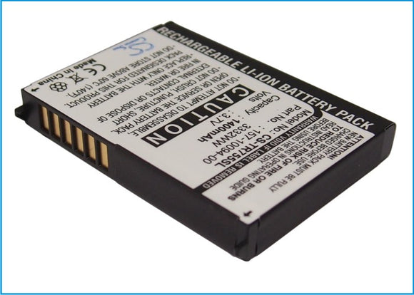 Battery for Palm Treo 755 157-10094-00, 3-1000181-1, 3332WW, 35H00092-00M, DC070