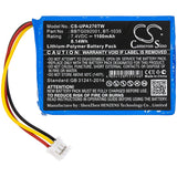Battery for Uniden Atlantis 270 BBTG092001, BT-1035 7.4V Li-Polymer 1100mAh / 8.