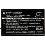 Battery for Uniden UH810 BP820, BP-820 3.7V Li-ion 1500mAh / 5.55Wh