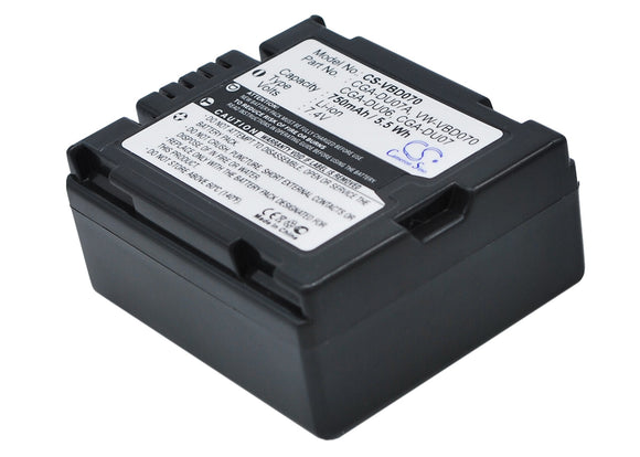 Battery for HITACHI DZ-MV780 CGR-DU06E/1B, DZ-BP07P, DZ-BP07PW, DZ-BP07S, DZ-BP7