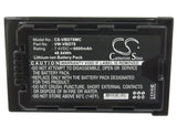 Battery for Panasonic HDC-MDH2GK VW-VBD78 7.4V Li-ion 6600mAh / 48.84Wh