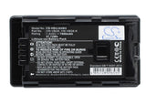 Battery for Panasonic HDC-HS300 VW-VBG6, VW-VBG6GK, VW-VBG6-K, VW-VBG6PPK 7.4V L