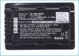 Battery for Panasonic SDR-H85 VW-VBK360 3.7V Li-ion 3000mAh