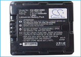 Battery for Panasonic HDC-TM900 VW-VBN130, VW-VBN130E, VW-VBN130E-K 7.4V Li-ion 