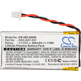 Battery for Vernier Go Direct Surface Temperature GDX-BAT-300 3.7V Li-Polymer 30