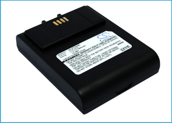 Battery for VeriFone Nurit 8020 802BWW05B078801133545, 802B-WW-M07, CCR-8020 7.4