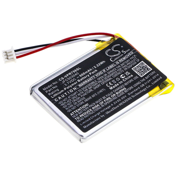 Battery for Viper 4806V JFC503040 3.7V Li-Polymer 600mAh / 2.22Wh