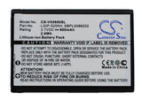 Battery for LG Accolade LGIP-520NV, LGIP-520NV-2, SBPL0099202, SBPL0102702 3.7V 