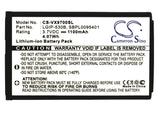 Battery for LG VX9600 LGIP-530B, LGIP-930B, SBPL0095401, SBPL0095601 3.7V Li-ion