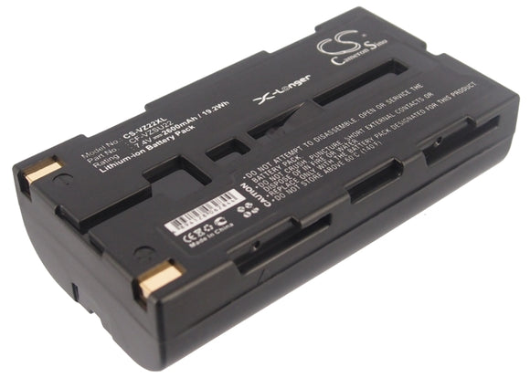 Battery for NEC Shot F30 T2UR18650F-5928 7.4V Li-ion 2200mAh / 16.28Wh