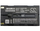 Battery for Welch-Allyn 14021 72420 7.4V Li-ion 2600mAh / 19.24Wh