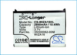 Battery for O2 XDA Mini Pro WIZA16 3.7V Li-ion 2800mAh / 10.4Wh