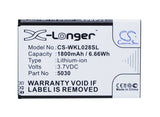 Battery for Wiko LENNY 2 5030 3.7V Li-ion 1800mAh / 6.66Wh