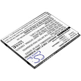 Battery for Wiko Lenny 5  115823 3.8V Li-ion 2600mAh / 9.88Wh