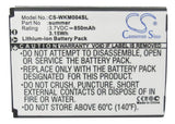 Battery for Wiko SUMMER SOAP, summer 3.7V Li-ion 850mAh / 3.15Wh