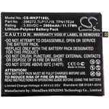 Battery for Wiko Upulse Lite 396272, S104-AC8000-000, TLJ17G29, TLP17J18, TPN17E