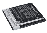 Battery for Wiko CINK SLIM 2 4050, BLUSH, SUBLIM 3.7V Li-ion 1500mAh / 5.55Wh
