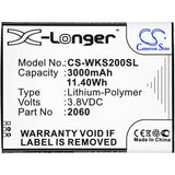 Battery for Wiko S5260AP 5260, S104-N77000-002, S104-N77000-008, S104-N77000-012