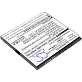 Battery for WIKO V2510 2510, S104-K42000-065 3.7V Li-ion 1300mAh / 4.81Wh