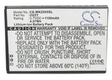Battery for Wiko Ozzy Double Sim OZZY 3.7V Li-ion 1100mAh / 4.07Wh