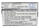 Battery for Binatone B200 BB100, TJB-1 3.7V Li-ion 1000mAh / 3.70Wh