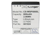 Battery for Swissvoice MP50 61024 3.7V Li-ion 800mAh / 2.96Wh