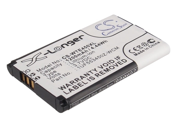Battery for Wacom PTH-650-NL 1UF553450Z-WCM, ACK-40403, B056P036-1004, F1134J-71