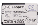 Battery for Bamboo CTH-470K-ES 1UF553450Z-WCM, ACK-40403, B056P036-1004, F1134J-