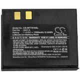 Battery for Way Systems MTT 1510 Printer WAY-S 7.4V Li-ion 1200mAh / 8.88Wh