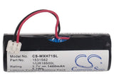 Battery for Wella Xpert HS71 Profi 1/UR18500L, 1531582 3.7V Li-ion 1400mAh / 5.1