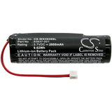 Battery for Wahl Beretto Chrome 93837-001 3.7V Li-ion 2600mAh / 9.62Wh