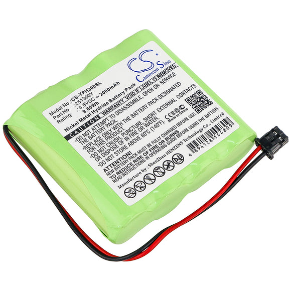 Battery for YSI pHotoFlex pH 251300Y 4.8V Ni-MH 2000mAh / 9.60Wh