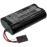 Battery for YSI ProDSS 626840 Rev B, 626846 3.7V Li-ion 6800mAh / 25.16Wh