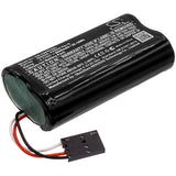 Battery for YSI 626870-1 626840 Rev B, 626846 3.7V Li-ion 6800mAh / 25.16Wh
