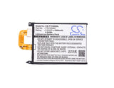 Battery for YOTAPHONE C9660 YT0125081 3.8V Li-ion 1800mAh / 6.84Wh