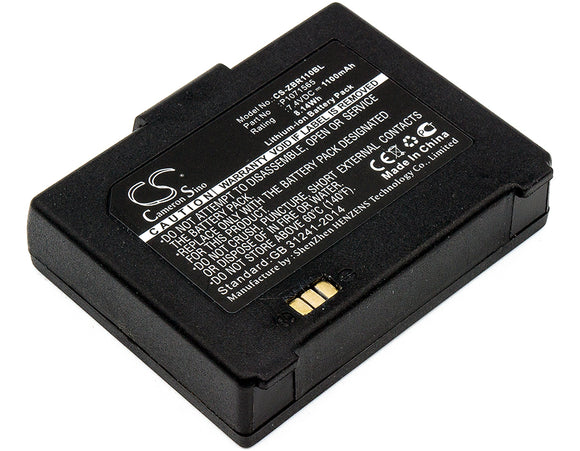 Battery for Zebra ZQ110 P1070125-008, P1071565, P1071566, P1077747 7.4V Li-ion 1
