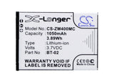 Battery for ZOOM 247-9036 BT-02 3.7V Li-ion 1050mAh / 3.89Wh