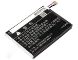 Battery for SoftBank 203Z Li3850T43P6h755589 3.8V Li-Polymer 5000mAh / 19.00Wh