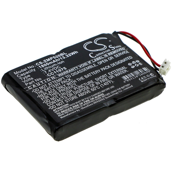 Battery for Monarch MP5030 CC11075 7.4V Li-ion 1800mAh / 13.32Wh