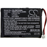 Battery for Monarch MP5033 CC11075 7.4V Li-ion 1800mAh / 13.32Wh