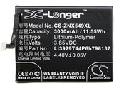 Battery for Nubia Z11 Mini S 3.85V Li-Polymer 3000mAh / 11.55Wh
