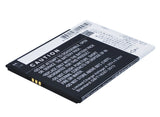 Battery for ZOPO S5570 BT557S 3.8V Li-Polymer 3000mAh / 11.40Wh