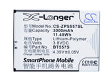 Battery for ZOPO S5570 BT557S 3.8V Li-Polymer 3000mAh / 11.40Wh