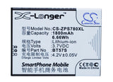 Battery for ZOPO 6560 BT57S 3.7V Li-ion 1800mAh / 6.66Wh